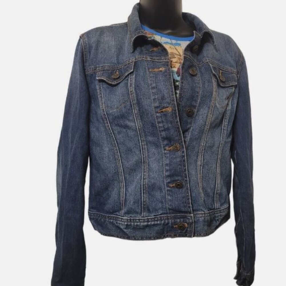 GAP WOMENS DENIM JACKET SIZE XL